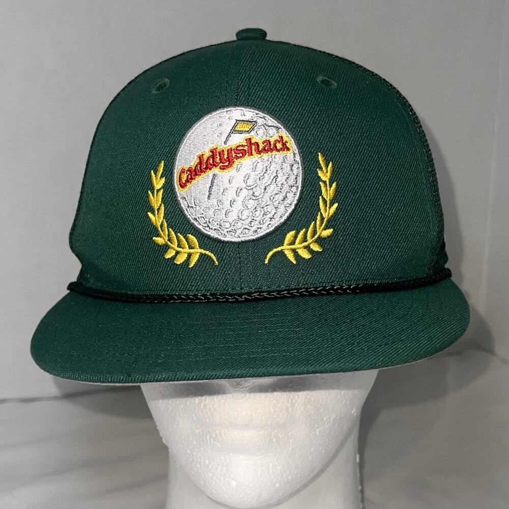 New Era Caddyshack Hat Cap Mens Size 7 3/8 Green Rope Breathable Mesh Bushwick